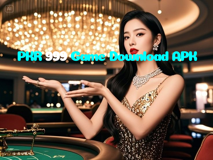 PKR 999 Game Download APK casino presented on mobile device in Pakistan with slots and live games